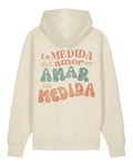 PREVENTA hoodie "AMAR SIN MEDIDA" | 350g Algodón Orgánico